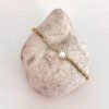 Pulsera flor perla blanca