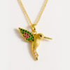 Gargantilla colibri micro zirconea
