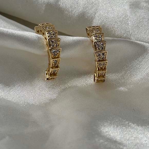 Arete micro zirconea tipo arracada