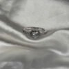 Anillo corazon blanco microzirconea