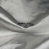 Anillo corona zirconea blanca