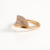 Anillo hoja microzirconea ajustable