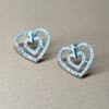 Arete corazón micro zirconea